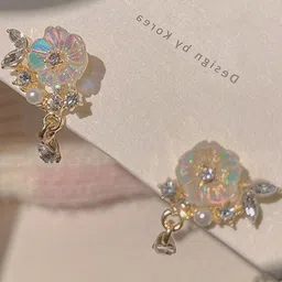 AKISON JEWELS Gold-Plated Alloy Earrings-image-93