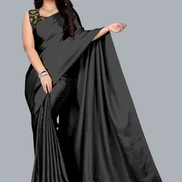 A TO Z CART Satin Saree-43