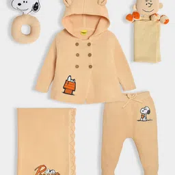 MiArcus Kids Infant Pack Of 5 Baby Apparel Gift Set-image-3