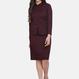 PowerSutra Straight Knee Length Skirt-image-87