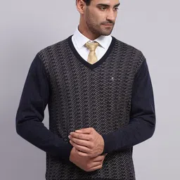 Monte Carlo Men Self Design Pullover-image-39