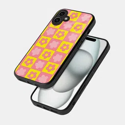 macmerise Geometric Printed iPhone 16 Bumper Case Mobile Accessories-9