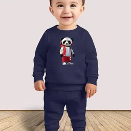 MGRS Boys Navy Blue Clothing Set-32