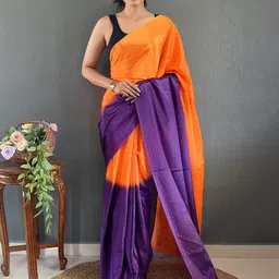 DIVASTRI Ombre Dyed Pure Georgette Ready to Wear Saree-picture-28