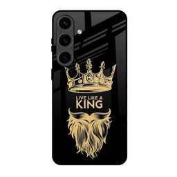 QRIOH King Life Glass Printed Samsung Galaxy S24 5G Silicone Back Case-picture-15