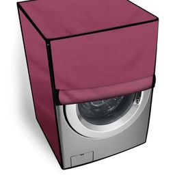 The Furnishing Tree Washing Machine Cover Maroon Compatible for Samsung 7 Kg Fully-Automatic Front-image-50