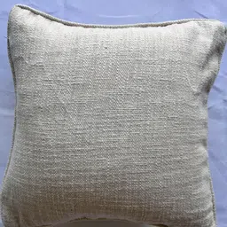 EXPORT HOUSE Cream Set of 2 Square Cushion Covers image 2