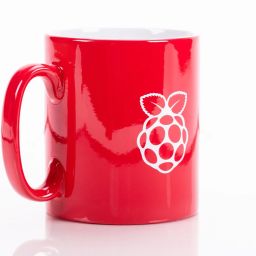 Raspberry Pi Official Red Ceramic Mug-40