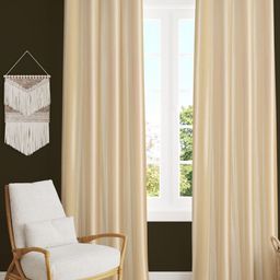 Galaxy Home Decor Cream-Coloured Set of 2 Long Door Curtain-image-36