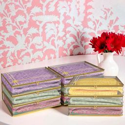 Kuber Industries Gold-Toned Set of 6 Regular Multi-Utility Organisers-10