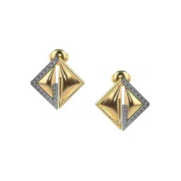 VALANOVA 14K Yellow Gold 0.30 Ct Lab Grown Diamond Earring-image-88