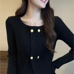 StyleCast Women Ribbed Cardigan-image-65
