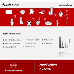 AntennaHome AH1G.104 Dual-Band Antenna H50 High Gain LoRa Antenna 868/915MHz & GSM900/1800MHz Antenna With SMA-JW Connector Multi Band Antenna ForGSM/GPRS, NB-IoT and ISM Applications - RS7324AntennaHome AH1G.104 Dual-Band Antenna H50 High Gain LoRa Antenna 868/915MHz & GSM900/1800MHz Antenna With SMA-JW Connector Multi Band Antenna ForGSM/GPRS, NB-IoT and ISM Applications - RS7324 image 5