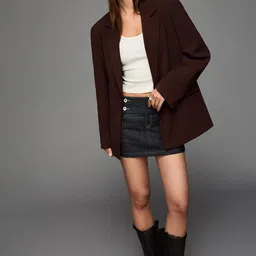 Bershka Blazer With Back Straps-picture-26