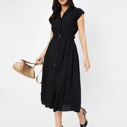max Women Shirt Midi Dress-picture-19
