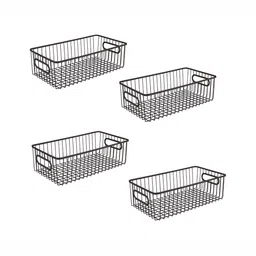 Go Hooked Black Set of 4 Regular Multi-Utility Organisers-89