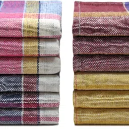 Mittel Checkered Kitchen dinning Towel Multicolor Cloth Napkins-image-44