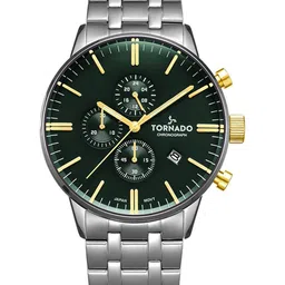 TORNADO Men Dial & Stainless Steel Bracelet Style Straps Analogue Chronograph Watch T6102-SBSH-image-30