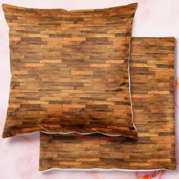 ArtzFolio Multicoloured Set of 2 Square Cushion Covers image 1