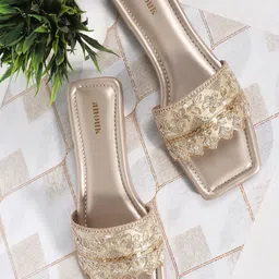 Anouk Women Open Toe Flats with Bows-image-59