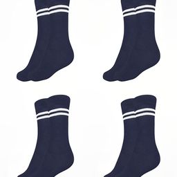 MUKHAKSH Kids Blue Socks-image-57