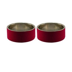 Vidhya Kangan Maroon Stainless Steel Bangles-47
