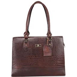 GENWAYNE Textured Leather Structured Shoulder Bag-16