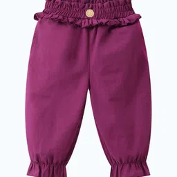 Mark & Mia Girls Solid Regular Fit Trousers-image-95