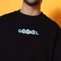 GRIFFEL Men Printed Oversized Tracksuit image 2