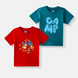 Nauti Nati Boys 2 Printed Bio Finish T-shirt-53