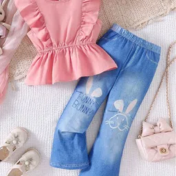 LULU & SKY Girls Top with Trousers-image-52