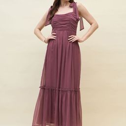 aayu Women Solid Maxi Dress-image-60