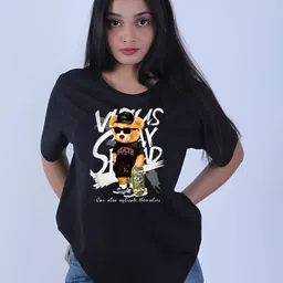 Moda Rapido Women Drop-Shoulder Sleeves T-shirt-picture-28