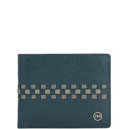Da Milano Men Geometric Leather Two Fold Wallet-image-42