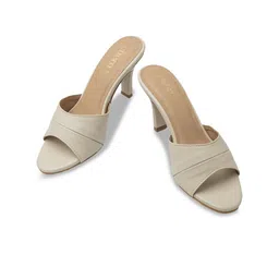 Chere Printed Block Mules with Bows image 3