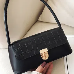 HAUTE SAUCE by Campus Sutra PU Structured Shoulder Bag with Tasselled-7