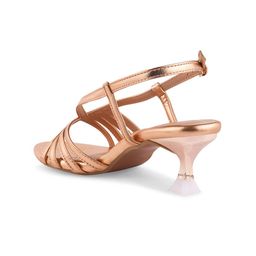 SHUZ TOUCH Textured Block Pumps image 3