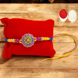 Vrinde Beaded Thread Rakhi-picture-40