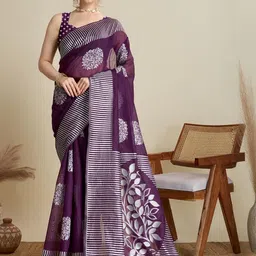 VARNI FABRICS Woven Design Fusion Ikat Saree-picture-31