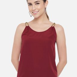 OTIRA Shoulder Straps Crepe Top-image-30