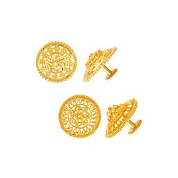 DIVASTRI Set Of 2 Gold Plated Classic Studs-72