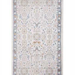 Sapana Carpet-Mats Cream-Coloured Floral No Shredding Polyester Carpet image 2