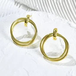 Voylla Circular Studs Earrings-image-25