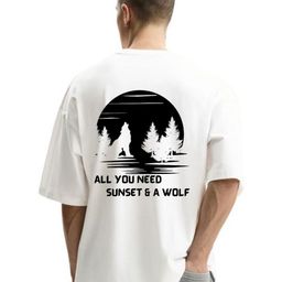 Fashnobic Men Graphic Printed Round Neck Cotton Oversized T-shirt-image-119