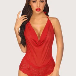 Softwrap Women Halter Neck Baby Doll-image-33