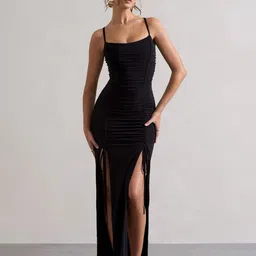 TRAQUILA Bodycon Maxi Dress-image-10