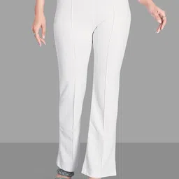 SWADESI STUFF Women Solid Relaxed Regular Fit Mid-Rise Flat-Front Cargos Trousers-image-65