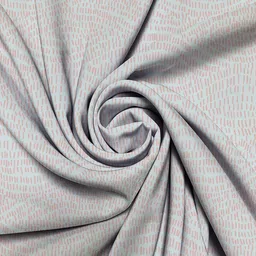HOUZZCODE Grey & Peach-Coloured Set of 3 Printed Black Out Long Door Curtain image 3
