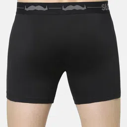 Sloggi Men Grey and black printed set of 2 Trunk image 5