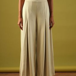 Globus Women Stretchable Mid-Rise Wide Leg Palazzos-image-85